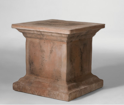 Square terracotta base Square terracotta base