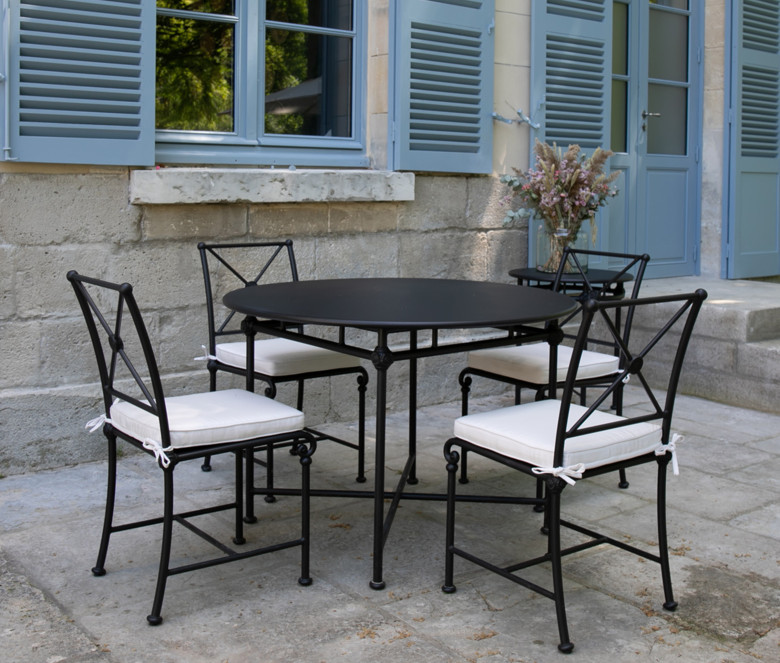 Aluminum chair - BLACK