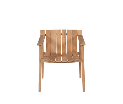 Teak armchair