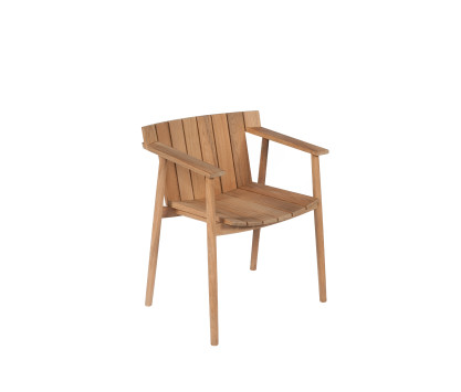 Teak armchair