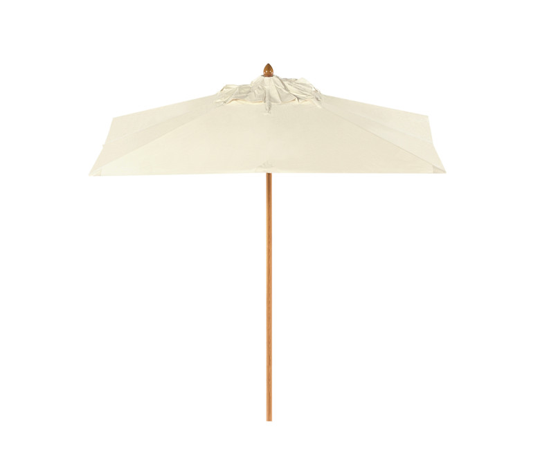 Square Parasol with cotton canvas 2.5 x 2.5 m