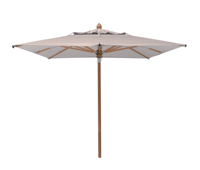 Square Parasol with cotton canvas 2.5 x 2.5 m
