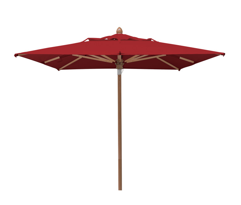 Square Parasol with cotton canvas 2.5 x 2.5 m