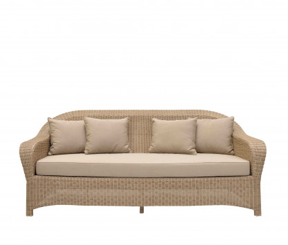 3-seat in woven resin sofa