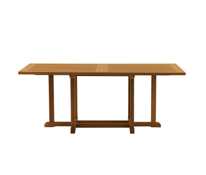 Rectangular teak table