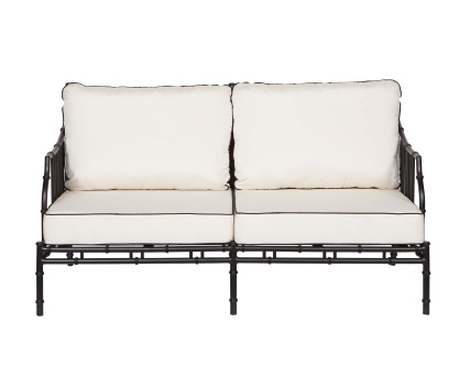 2-seater sofa protective cover - Bamboo