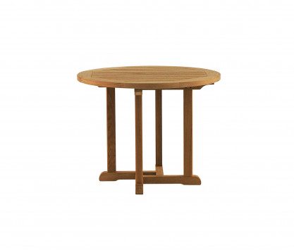 Round teak table Ø 90 cm