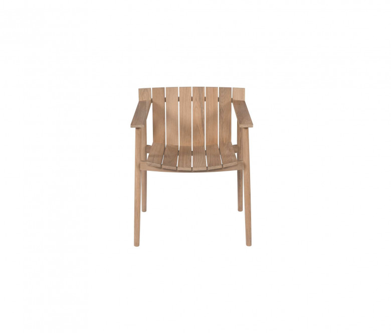 Teak armchair