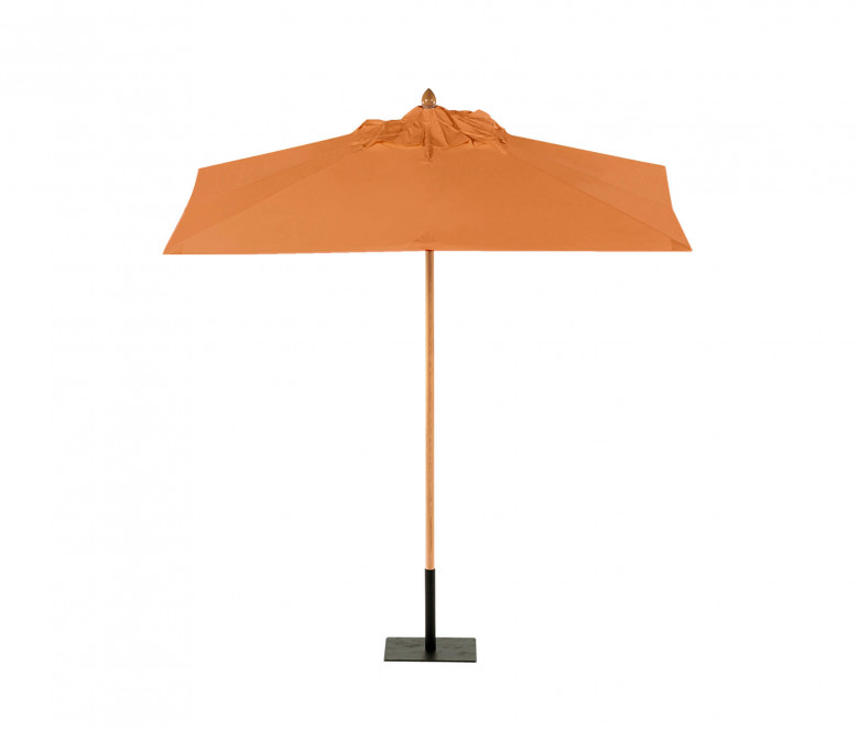 Square Parasol with cotton canvas 2.5 x 2.5 m