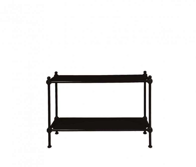 Aluminum console - BLACK