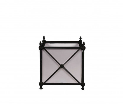 Aluminum planter - BLACK