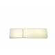 Sun lounger eden taupe Mattress - Camarat Ecru