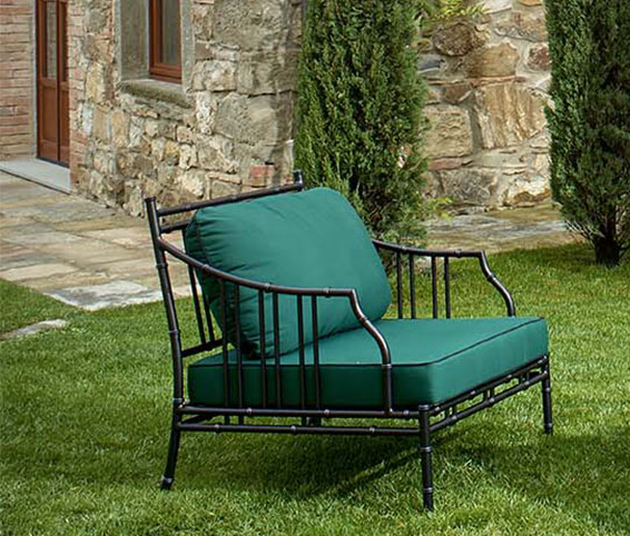 Protective cover low armchair Bamboo