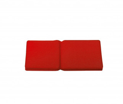 Galleta asiento-respaldo - Rojo