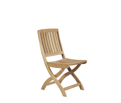 Silla plegable de teca Silla plegable de teca