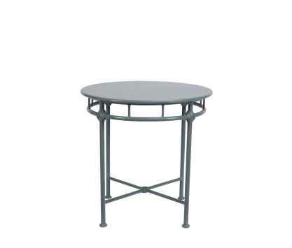 1800 Table bistrot - plateau aluminium