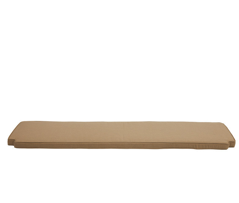 Banc LANCASTER - Coussin d'assise pour banc de jardin 195 cm - Sunbrella sable - Nouveau modèle