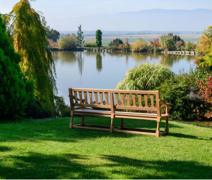 Banc de jardin en teck Impérial Banc de jardin en teck Impérial