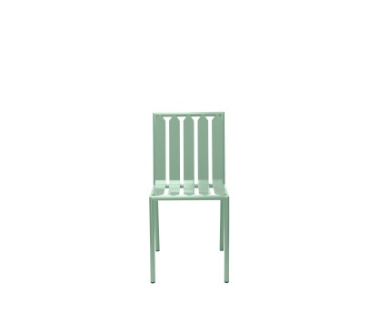 Chaise en aluminium - Vert