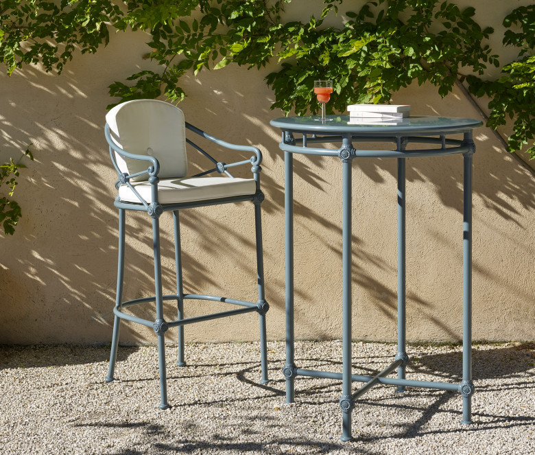 Fauteuil de bar en aluminium 1800