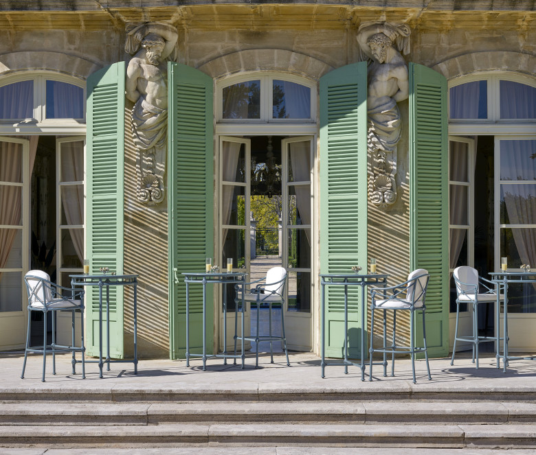 Fauteuil de bar en aluminium 1800
