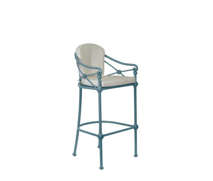 Fauteuil de bar en aluminium 1800 Fauteuil de bar en aluminium 1800