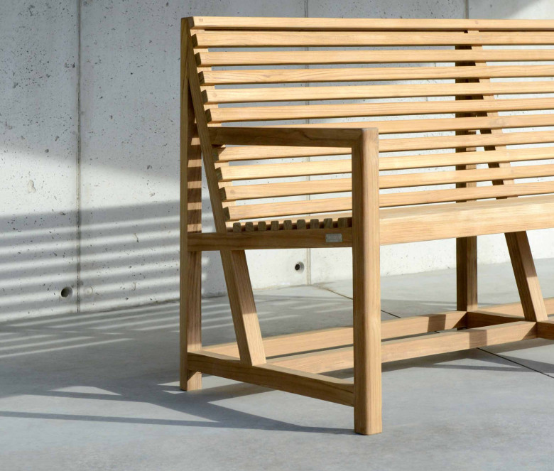 Banc en teck design