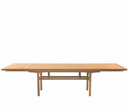 Table extensible rectangulaire en teck