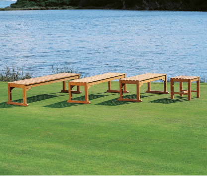 Tabouret en teck Tabouret en teck