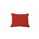 Coussin d'appoint écru Rouge