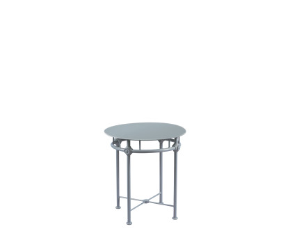 Guéridon en aluminium Ø 60 cm - BLEU