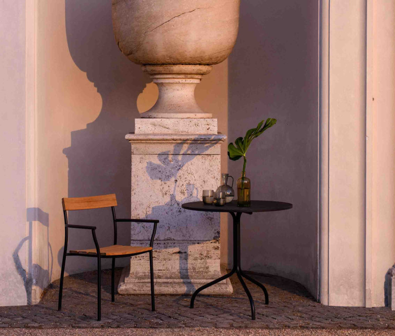 Table de jardin ronde pour 2 personnes - Cicala