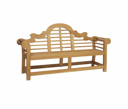 Banc d'intérieur en bois exotique de mungur - Tectona