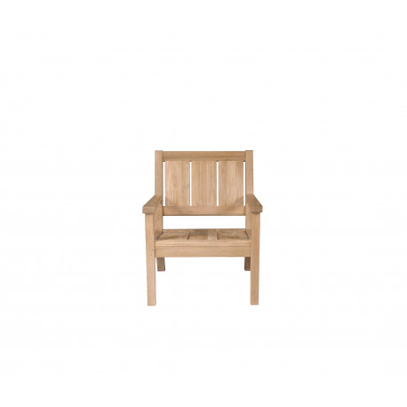 Fauteuil bas en teck