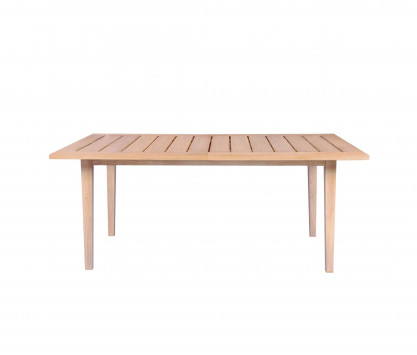 Table extensible rectangulaire en teck Table extensible rectangulaire en teck