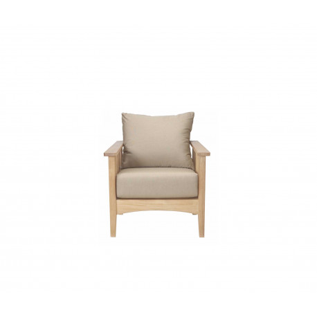 Fauteuil inclinable en teck