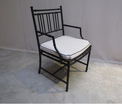 Fauteuil Bamboo Noir mat - MODELE EXPO