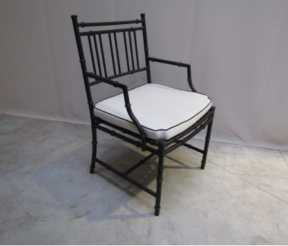 Fauteuil Bamboo Noir mat ANCIEN MODELE _ MODELE EXPO