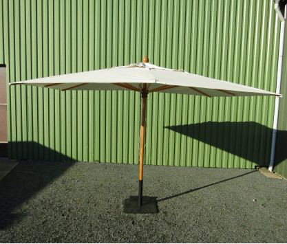 Parasol Roma rect 3,5 x 2,5 m avec support à roulettes - MODELE EXPO Parasol Roma rect 3,5 x 2,5 m avec support à roulettes - MODELE EXPO