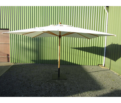 Parasol Roma rect 4 x 3 m toile écrue - MODELE EXPO Parasol Roma rect 4 x 3 m toile écrue - MODELE EXPO
