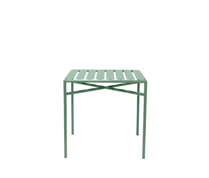 Table carrée en inox - Vert