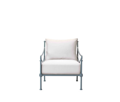Ensemble de jardin en aluminium bleu