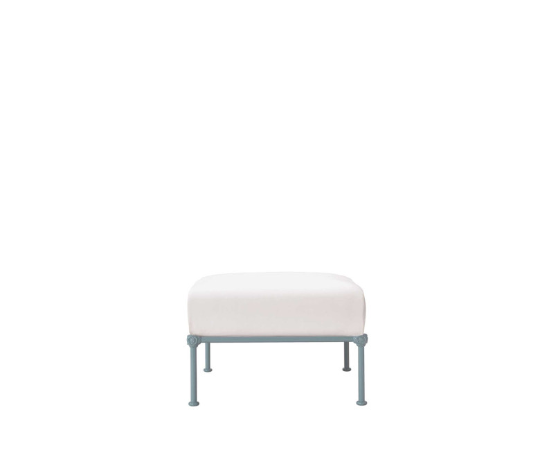 Ensemble de jardin en aluminium bleu