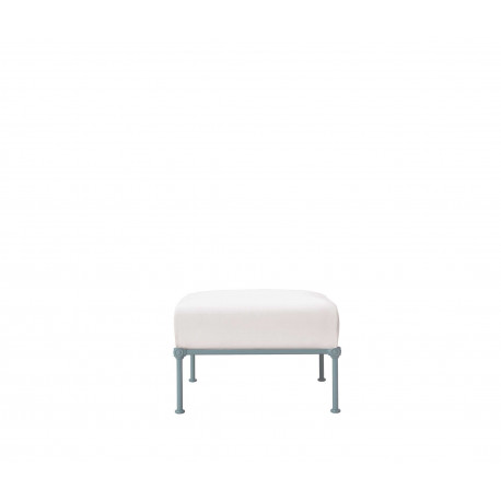 Repose-pieds de jardin en aluminium - BLEU