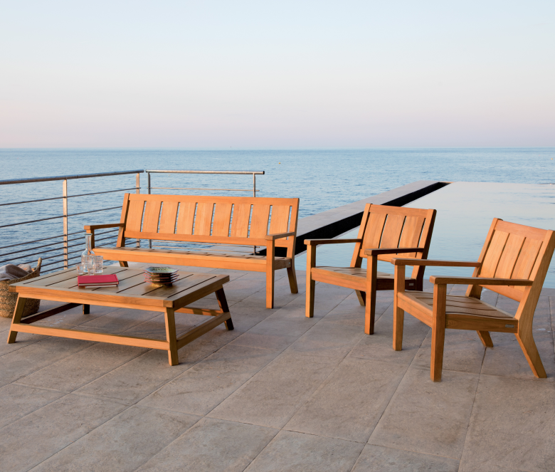 Salon de jardin en teck - 4 places
