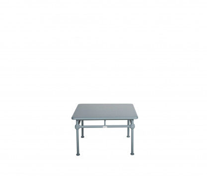 Table basse carrée en aluminium 75 x 75 cm - BLEU