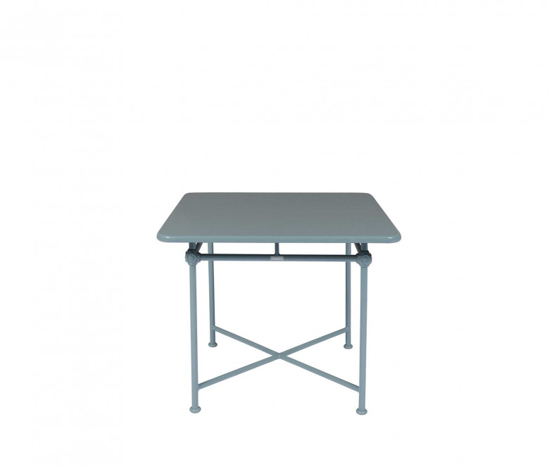 Table carrée en aluminium 90x90cm - 1800 BLEU