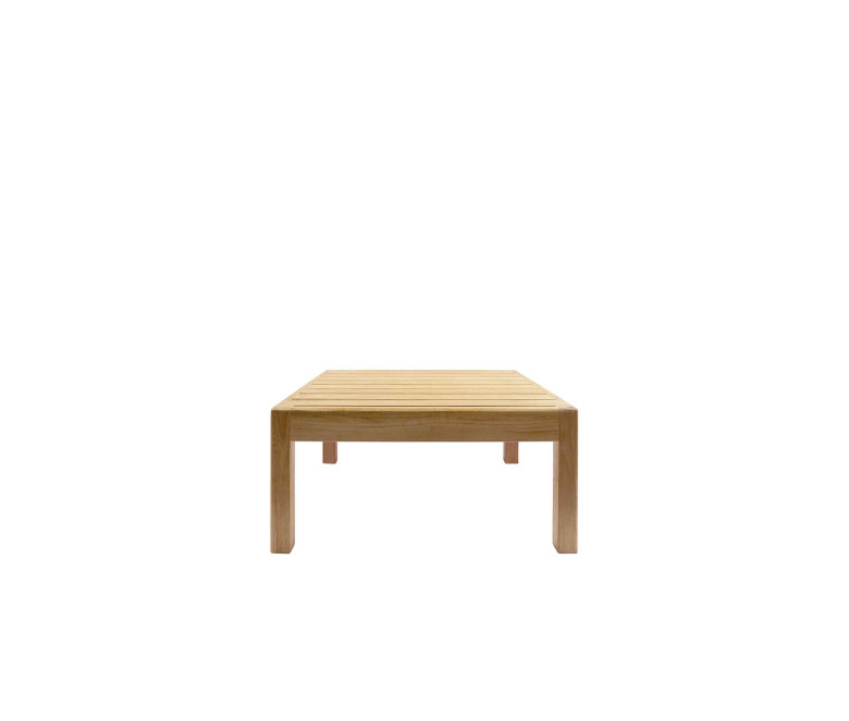 Salon de jardin modulable en teck - 6 places