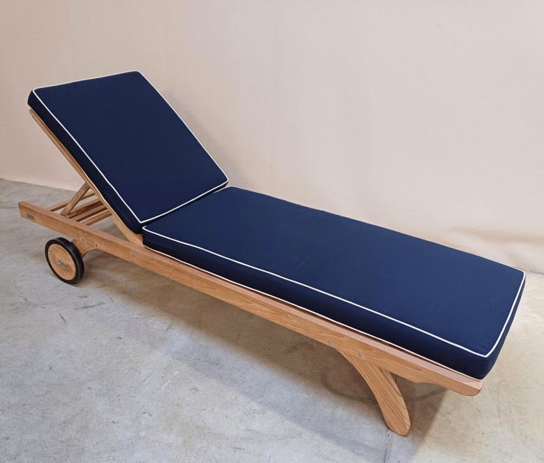 Chaise longue en teck Camarat - MODELE EXPO