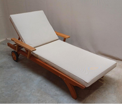 Chaise longue XL en teck Camarat - MODELE EXPO